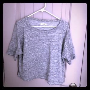 Madewell Cropped Sweatshirt Top